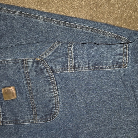 Carhartt Original Dungaree Fit Carpenter Jeans B13DPS 42x30 - Picture 3 of 11